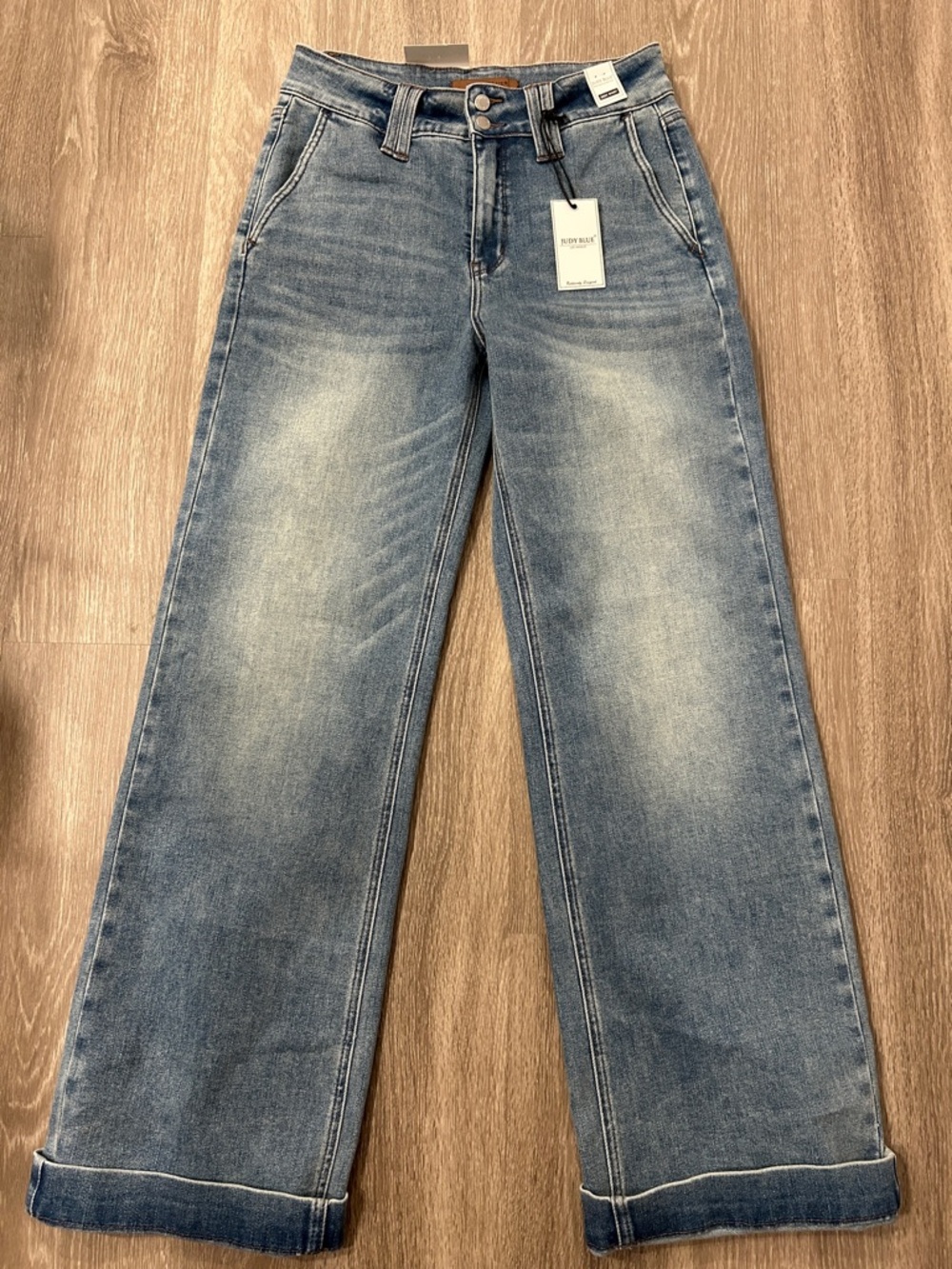 Judy Blue - High Waist Wide Leg Jeans